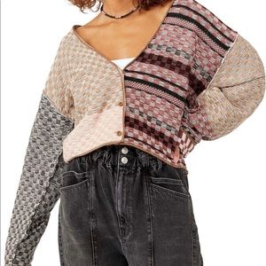 Ready Set Go Cropped Boxy Cardigan - Large